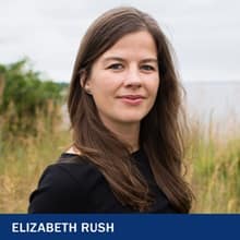 Elizabeth Rush with the text Elizabeth Rush