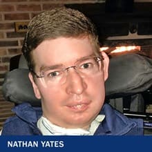Nathan Yates with the text Nathan Yates