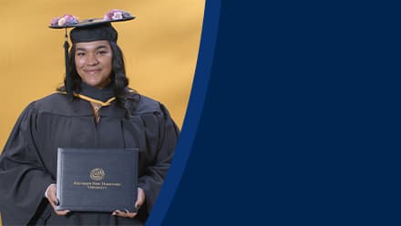 Melinda Rodriguez, a 2024 SNHU graduate who earned her associate degree in accounting.