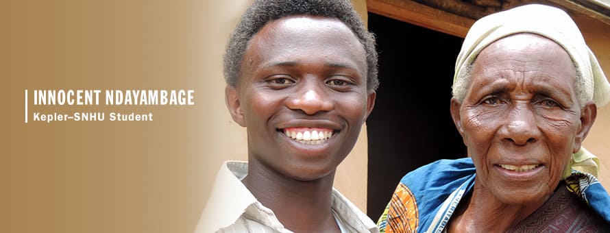Meet Innocent Ndayambage, refugee and SNHU student