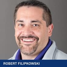 Robert Filipkowski, who earned his associate's and bachelor's degrees at SNHU, as well as his HR certificate.
