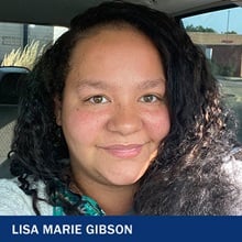 Lisa Marie Gibson, 2021 graduate of SNHU's human services program