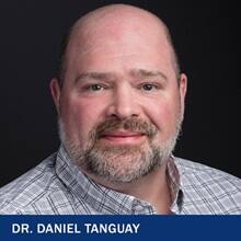 Dr. Daniel Tanguay with text Dr. Daniel Tanguay