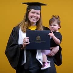 Alyson Mullen, a 2025 bachelor of science in criminal justice graduate from SNHU.