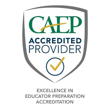 CAEP Excellence in Educator Preparation Accreditation badge
