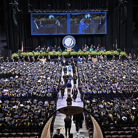 SNHU commencement ceremony.