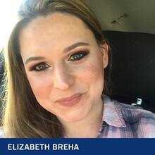 Elizabeth Breha and the text 'Elizabeth Breha'