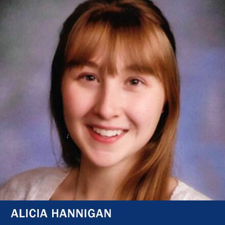 Alicia Hannigan and the text Alicia Hannigan.