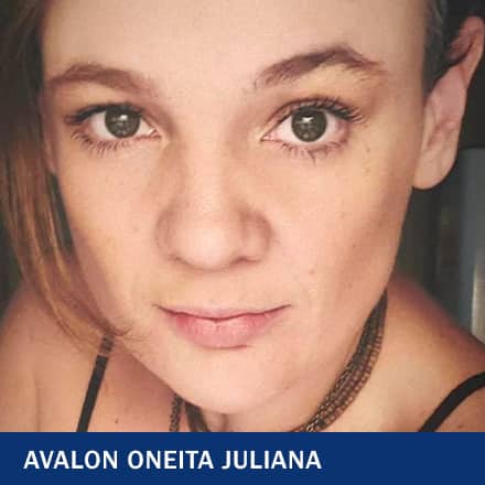 Avalon Oneita Juliana, who earned a liberal arts associate degree online in 2022.