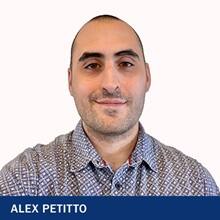 Alex Pettito with the text Alex Pettito