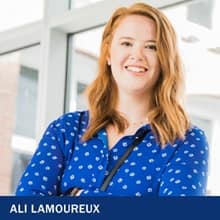 Ali Lamoureux, online bachelor's in healthcare administration student