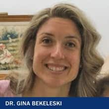 Dr. Gina Bekeleski with the text Dr. Gina Bekeleski
