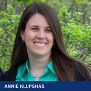 2015 online bachelor's degree in sociology graduate Annie Klupshas.