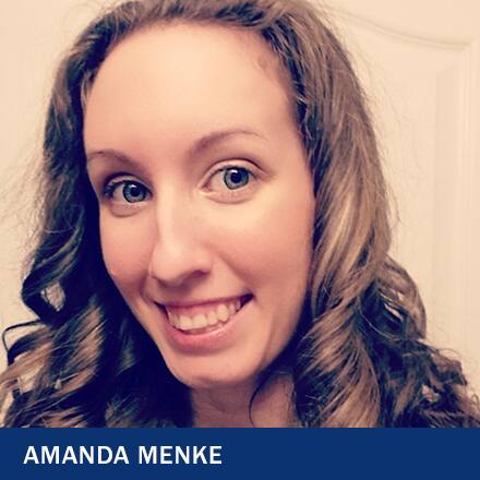 Amanda Menke and the text Amanda Menke.