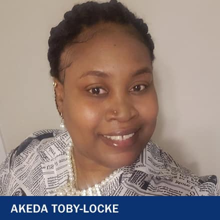 Akeda Toby-Locke with text Akeda Toby-Locke