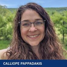Calliope Pappadakis with the text Calliope Pappadakis