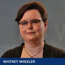 Whitney Wheeler with the text Whitney Wheeler