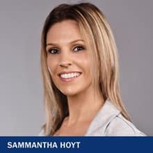 Sammantha Hoyt with the text Sammantha Hoyt