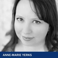 Anne-Marie Yerks with the text Anne-Marie Yerks