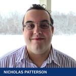 Nicholas Patterson with the text Nicholas Patterson