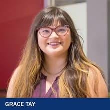 Grace Tay with the text Grace Tay