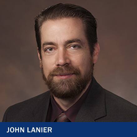 John Lanier with the text John Lanier