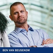 Ben Van Beusekom with the text Ben Van Beusekom