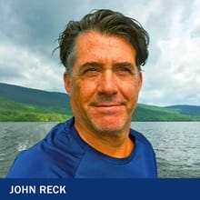 John Reck with the text John Reck