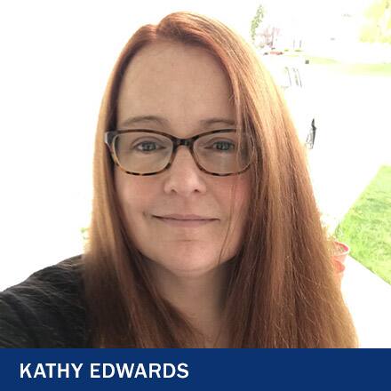 Kathy Edwards with text Kathy Edwards