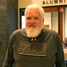 Bob Foster at Southern New Hampshire University's Homecoming in 2023