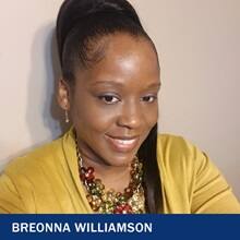 Breonna Williamson with the text Breonna Williamson