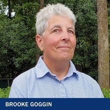 Brooke Goggin with the text Brooke Goggin