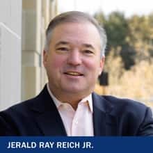 Jerald Ray Reich Jr. with the text Jerald Ray Reich Jr.