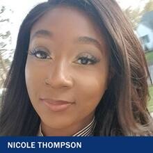 Nicole Thompson with the text Nicole Thompson