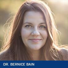 Dr Bernice Bain with text Dr Bernice Bain