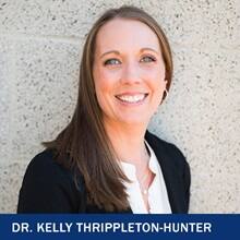 Dr. Kelly Thrippleton-Hunter with the text Dr. Kelly Thrippleton-Hunter