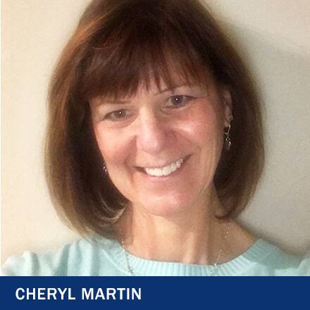 Cheryl Martin with the text Cheryl Martin