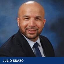 Julio Suazo with the text Julio Suazo