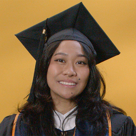 Carlene Estigoy, ’24 BA Psychology graduate.