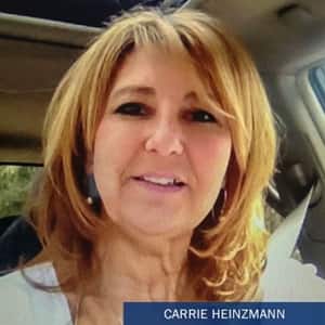 Carrie Heinzmann and the text Carrie Heinzmann
