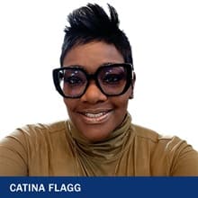 Catina Flagg with the text Catina Flagg