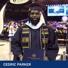Cedric Parker, a SNHU psychology graduate 