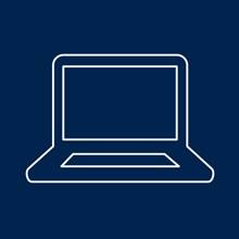 An icon of a laptop.