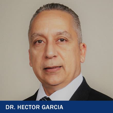 Hector Garcia and the text Dr. Hector Garcia.