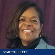 DeMeeta Hulett with the text DeMeeta Hulett