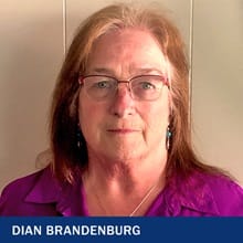 Dian Brandenburg with the text Dian Brandenburg