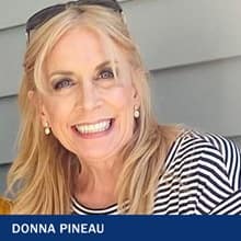 Donna Pineau with the text Donna Pineau