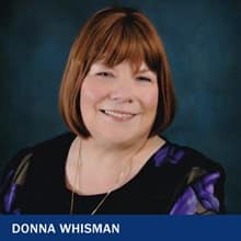 Donna Whisman with the text Donna Whisman