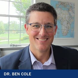Dr. Ben Cole, dean of the School of Arts, Sciences and Education at SNHU