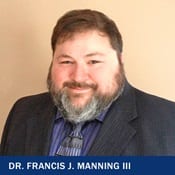 Dr. Francis J. Manning III, adjunct computer science faculty and academic partner